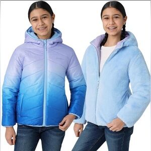 Eddie Bauer Kids Reversible Blue JacketZISE  M (10/12)